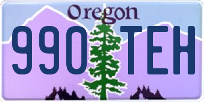 OR license plate 990TEH