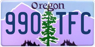 OR license plate 990TFC