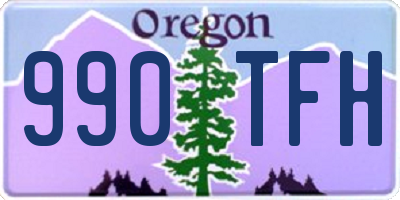 OR license plate 990TFH