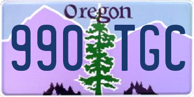 OR license plate 990TGC