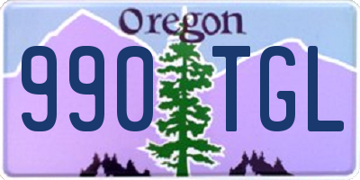 OR license plate 990TGL