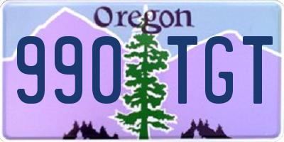 OR license plate 990TGT