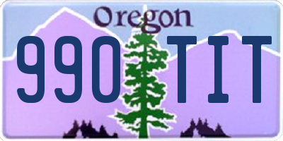 OR license plate 990TIT