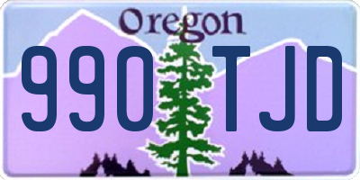 OR license plate 990TJD