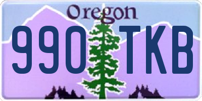 OR license plate 990TKB