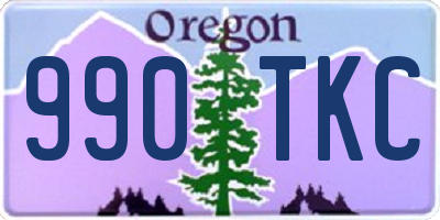 OR license plate 990TKC