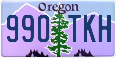 OR license plate 990TKH