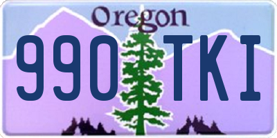 OR license plate 990TKI