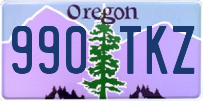 OR license plate 990TKZ