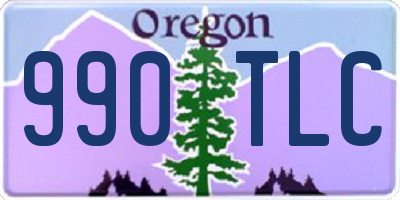 OR license plate 990TLC