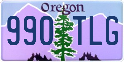 OR license plate 990TLG