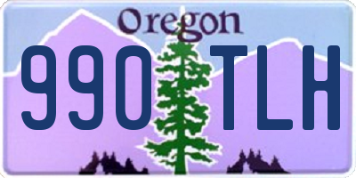 OR license plate 990TLH