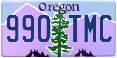 OR license plate 990TMC