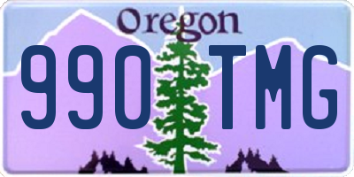 OR license plate 990TMG