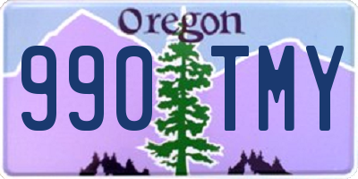 OR license plate 990TMY