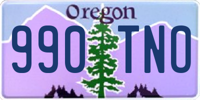 OR license plate 990TNO