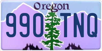 OR license plate 990TNQ