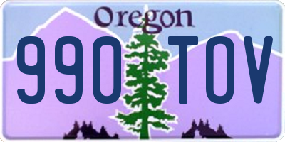 OR license plate 990TOV