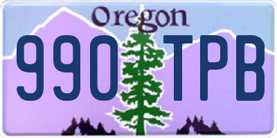 OR license plate 990TPB