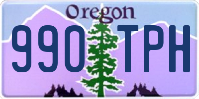 OR license plate 990TPH