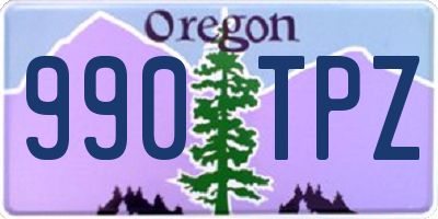 OR license plate 990TPZ