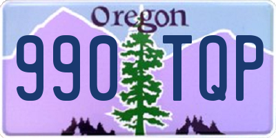 OR license plate 990TQP