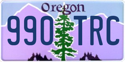 OR license plate 990TRC