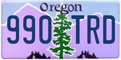 OR license plate 990TRD