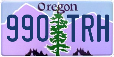 OR license plate 990TRH