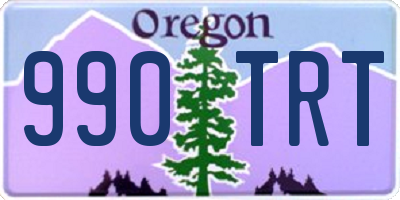 OR license plate 990TRT