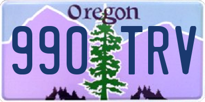 OR license plate 990TRV