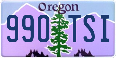 OR license plate 990TSI