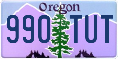 OR license plate 990TUT