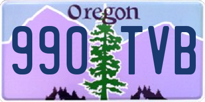 OR license plate 990TVB