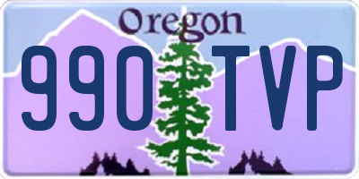 OR license plate 990TVP