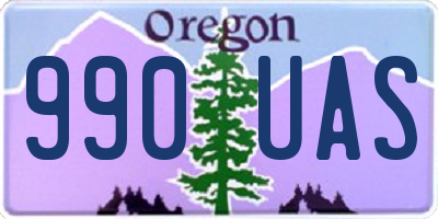 OR license plate 990UAS