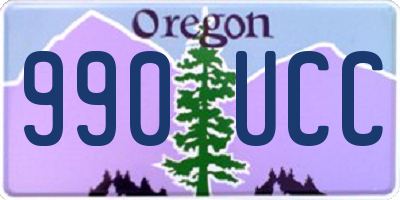 OR license plate 990UCC