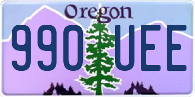 OR license plate 990UEE