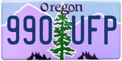 OR license plate 990UFP