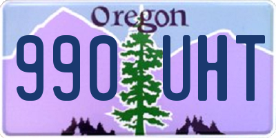 OR license plate 990UHT