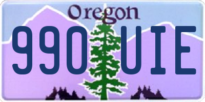 OR license plate 990UIE