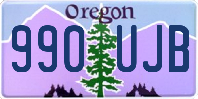 OR license plate 990UJB