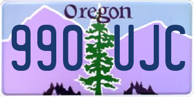 OR license plate 990UJC