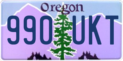 OR license plate 990UKT