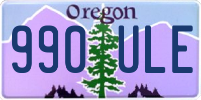 OR license plate 990ULE