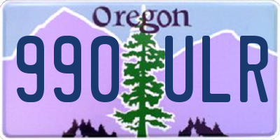 OR license plate 990ULR