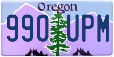 OR license plate 990UPM