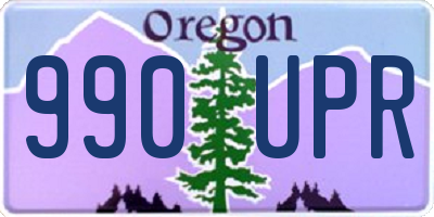 OR license plate 990UPR