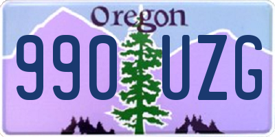 OR license plate 990UZG