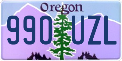 OR license plate 990UZL